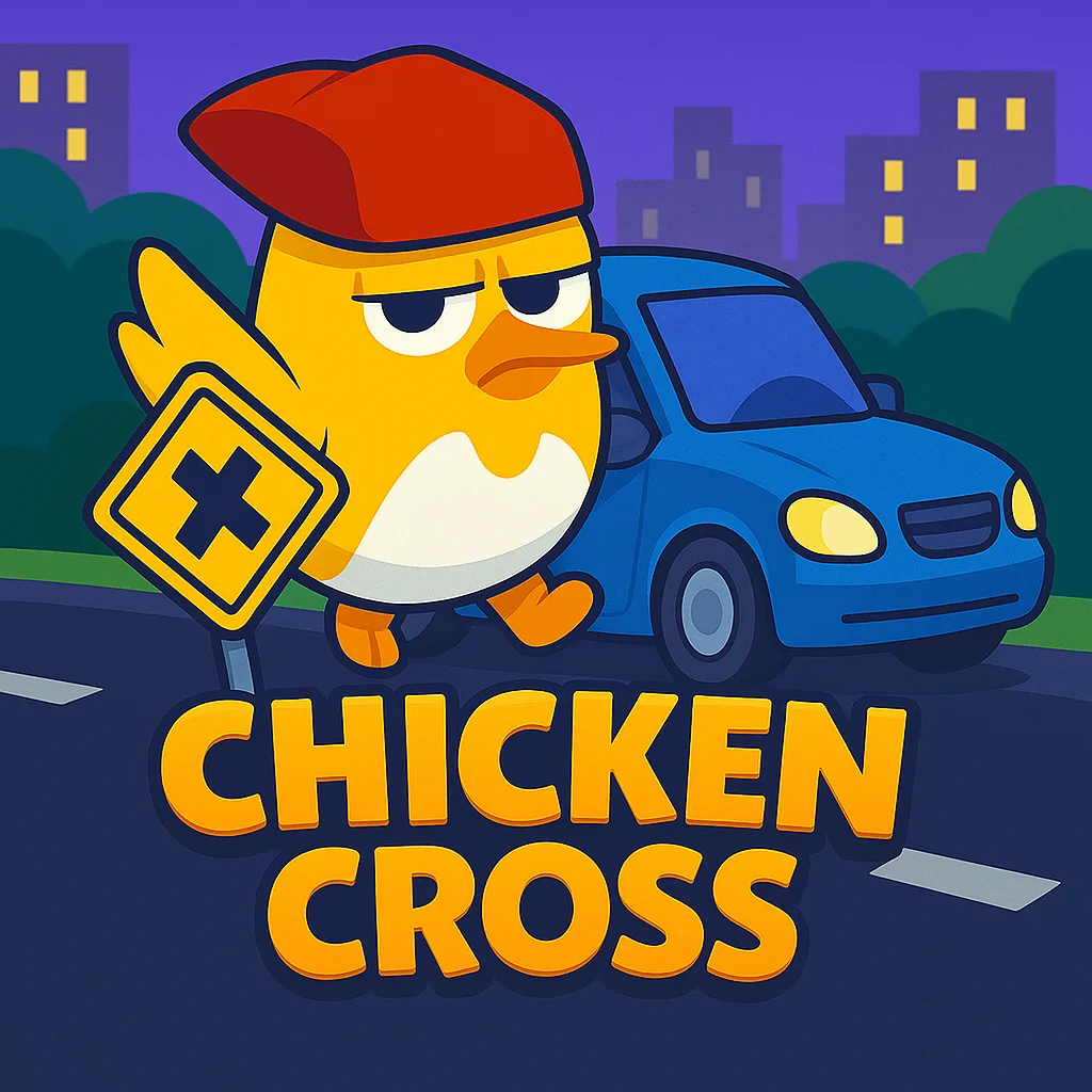 Chicken Cross Game Logo