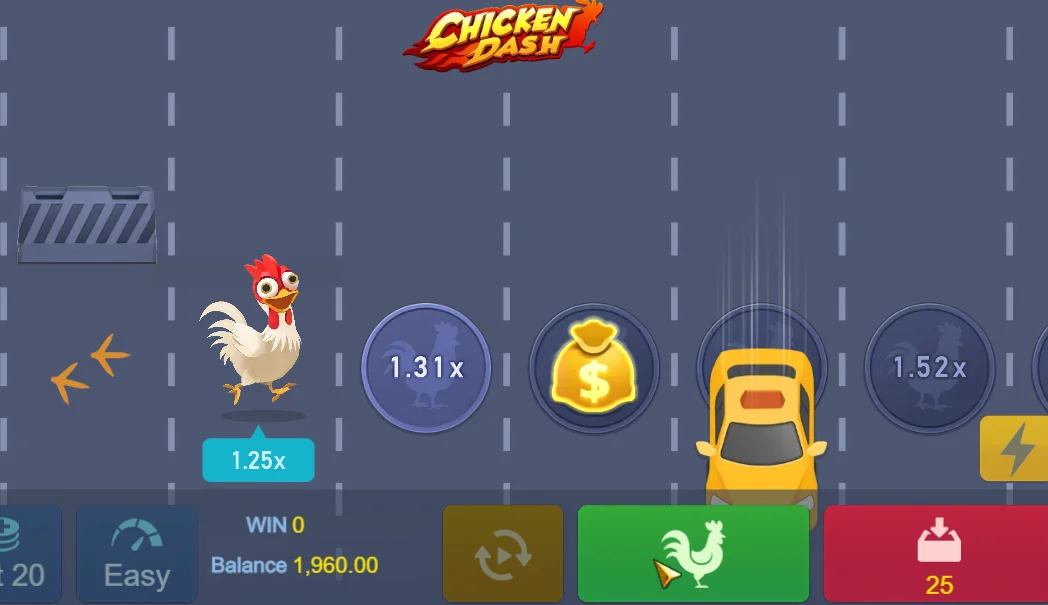 Chicken Dash Demo Game