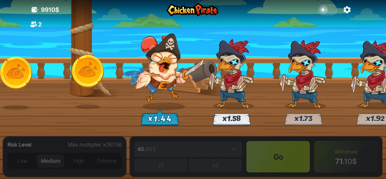 Chicken Pirate Game Demo