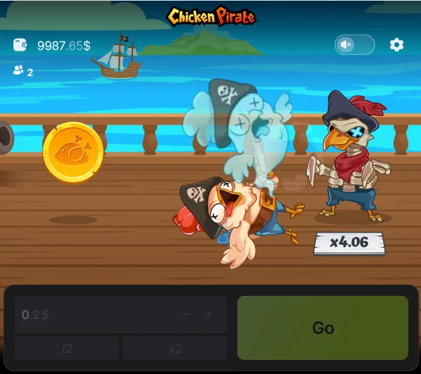 Demo Game Chicken Pirate