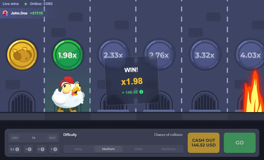 Demo Game Chicken Road