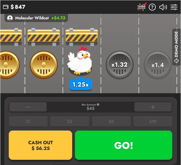 Demo Game Chicken Route