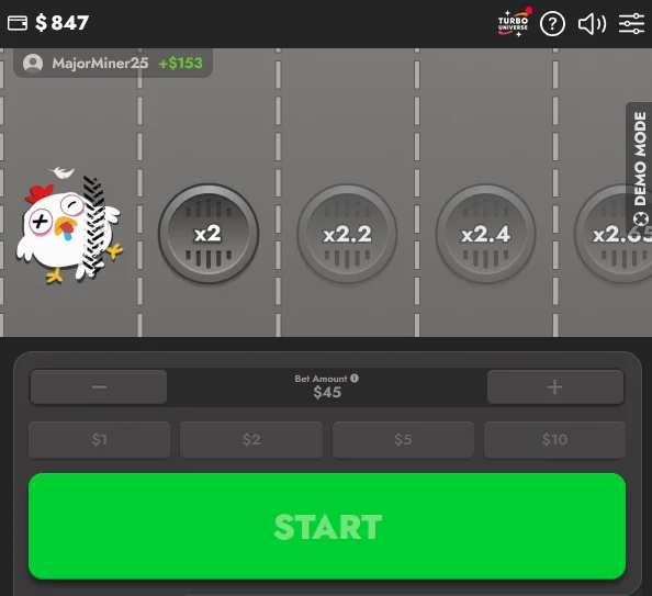 Game Chicken Route